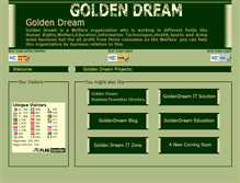 Tablet Screenshot of goldendream.info